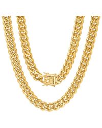 Men's 18k Gold Necklace for Men - Up to 