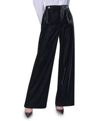 Karl Lagerfeld - October Fashion Wide-Leg Velvet Pants - Lyst
