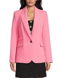 Karl Lagerfeld - Peak Lapel Single-Button Blazer - Lyst