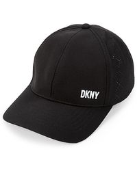 DKNY - Logo Perforated Baseball Cap - Lyst
