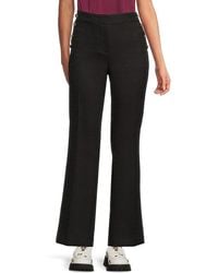Karl Lagerfeld - Button Flared Pants - Lyst