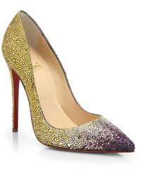 louboutin sequin heels