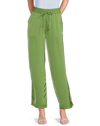 Saks Fifth Avenue - Satin Drawstring Pants - Lyst