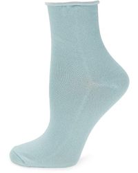 Richer Poorer Jane Knit Ankle Socks - Blue