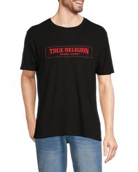 True Religion - 'Logo Short Sleeve Tee - Lyst