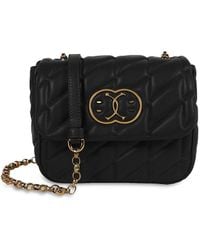 Moschino - Double Smiley Quilted Leather Crossbody Bag - Lyst