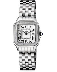 Gv2 Milan Diamond Watch in White Lyst UK