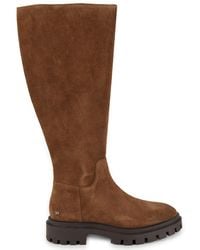 Stuart Weitzman - Ultra Lug 38Mm Leather Knee-High Boots - Lyst