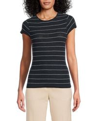 A.L.C. - A. L.C. Sam Striped Cotton-Blend Top - Lyst