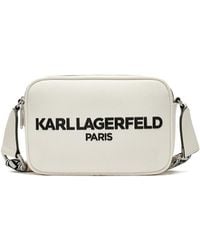 Karl Lagerfeld - Maybelle Leather Crossbody Bag - Lyst