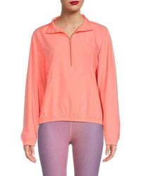 Beyond Yoga - Drop Shoulder Quarter Zip Pullover - Lyst