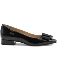 Adrienne Vittadini - Pender Pointed Toe Bow Loafers - Lyst