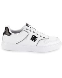 DKNY - Low Top Leather Sneakers - Lyst