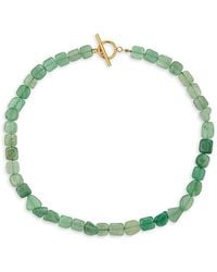 Eye Candy LA - The Luxe Collection Stella Agate Beaded Choker Necklace - Lyst