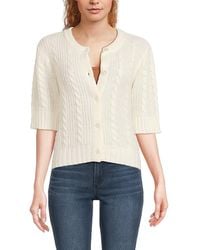 Design History - Cable Knit Cardigan - Lyst