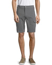Hawke & Co. Cotton Blend Cargo Shorts - Black