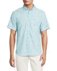 Vintage Summer - Tropical Print Short Sleeve Shirt - Lyst