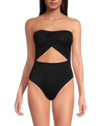 Onia - Audrey Pleated One Piece Swimsuit - Lyst