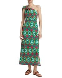 Johanna Ortiz - Tropical Carisma One-Shoulder Midi-Dress - Lyst