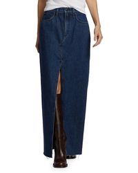 Rag & Bone - Avery Denim Maxi Skirt - Lyst