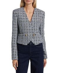 10 Crosby Derek Lam - Marcel Tweed Two-Button Jacket - Lyst