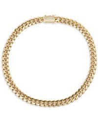 Eye Candy LA - Francois 18k Goldplated Titanium & Cubic Zirconia Cuban Chain Necklace - Lyst