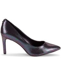 Karl Lagerfeld - Glora 81Mm Metallic Pumps - Lyst