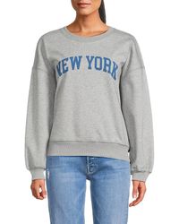 Chaser Brand - New York Crewneck Sweatshirt - Lyst