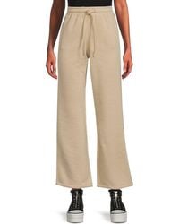 Calvin Klein - High Rise Cotton Blend Pants - Lyst