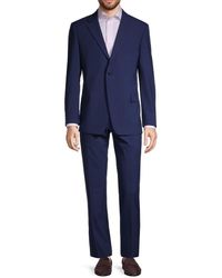 Tommy Hilfiger Regular-fit Wool-blend Suit - Blue