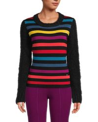 Sonia Rykiel - Striped Virgin Wool Blend Sweater - Lyst