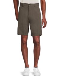 Slate & Stone - Flat Front Seersucker Shorts - Lyst