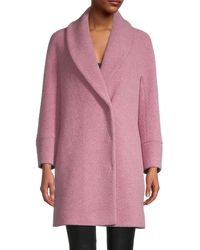 Cinzia Rocca Textured Coat - Pink