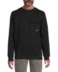 Karl Lagerfeld - Chevron Textured Sweatshirt - Lyst