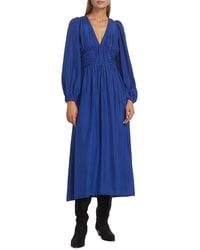 Sea - Fabiola Silk Ruched Maxi Dress - Lyst
