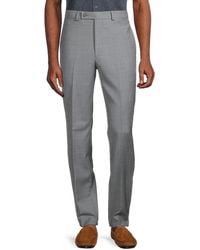 Calvin Klein - Slim Fit Wool Blend Trousers - Lyst