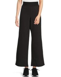DKNY - Mini Stud Logo Wide-Leg Pants - Lyst