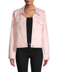 sanctuary pink denim jacket