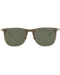 Montblanc - Square Acetate-Metal Sunglasses - Lyst