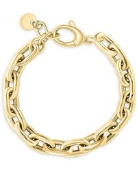 Effy - 14k Yellow Goldplated Sterling Silver Link Chain Bracelet - Lyst