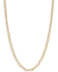 AllSaints - Goldtone Bamboo Link Necklace/18" - Lyst