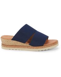 Andre Assous Portia Double-strap Sandals - Blue