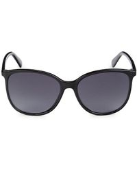 Kate Spade Lauriane 56mm Square Sunglasses - Black