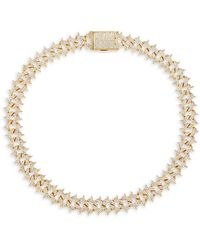 Eye Candy LA - Luxe Gianna 18k Goldplated & Cubic Zirconia Collar Necklace - Lyst