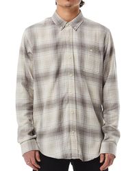 Ezekiel - Bart Plaid Flannel Oxford Shirt - Lyst