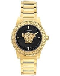 Versace - Medusa Deco Ip Goldtone Stainless Steel Bracelet Watch/38Mm - Lyst