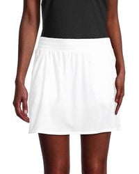 Calvin Klein Smocked-waist Skirt - White