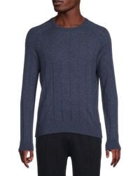 Bruno Magli - Textured Striped Sweater - Lyst