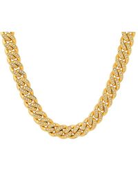 Men's 18k Gold Necklace for Men - Up to 