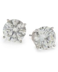 Saks Fifth Avenue - 14K & 5.0 Tcw Lab Grown Diamond Stud Earrings - Lyst